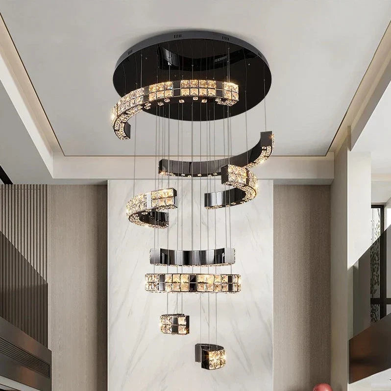 Bacci 40" Crystal Chandelier-Homelova