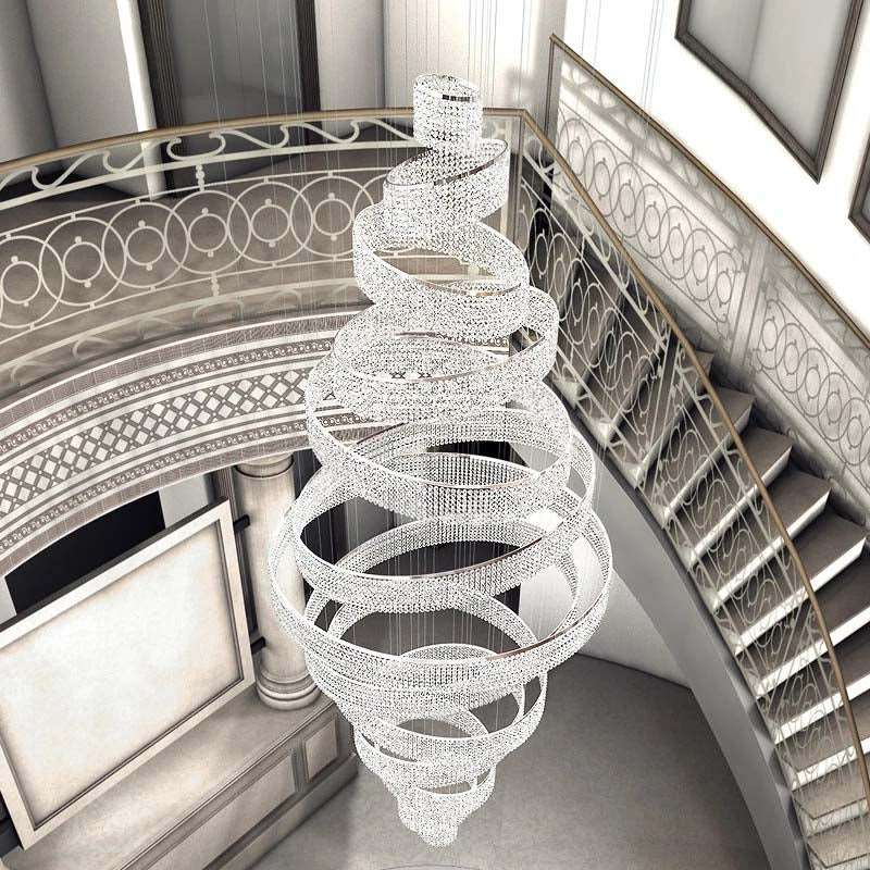 Alleri Crystal Foyer Chandelier-Homelova