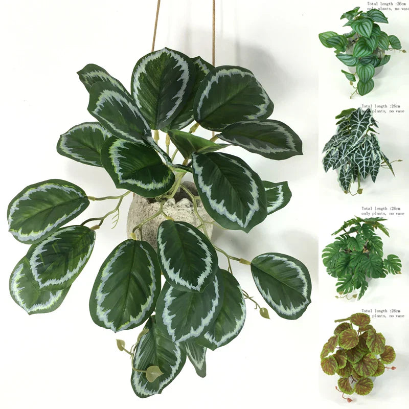 Artificial Hanging Plant for Natural Decoration Indoors and Outdoors-Homelova