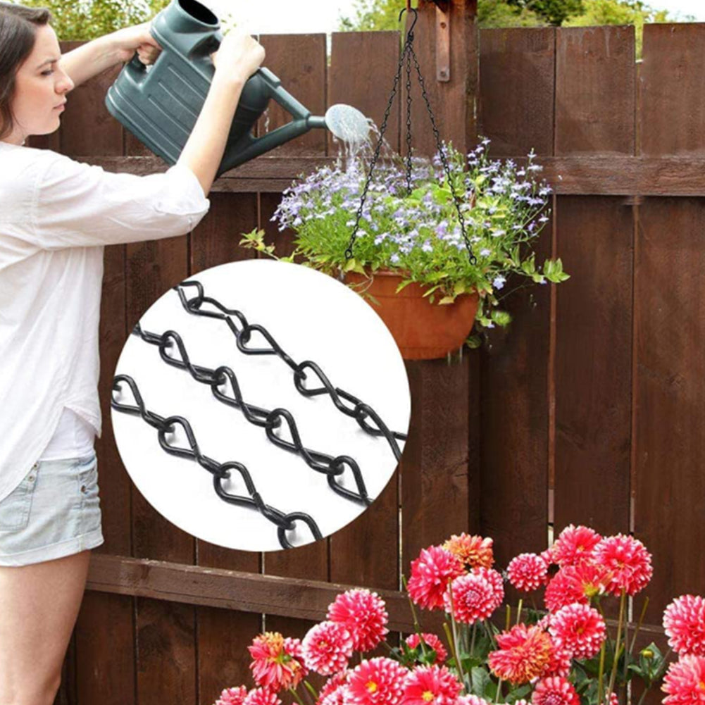 Stable Plant Hangers with Chains - Robust Suspension for Flower Pots and Garden Plants-Homelova