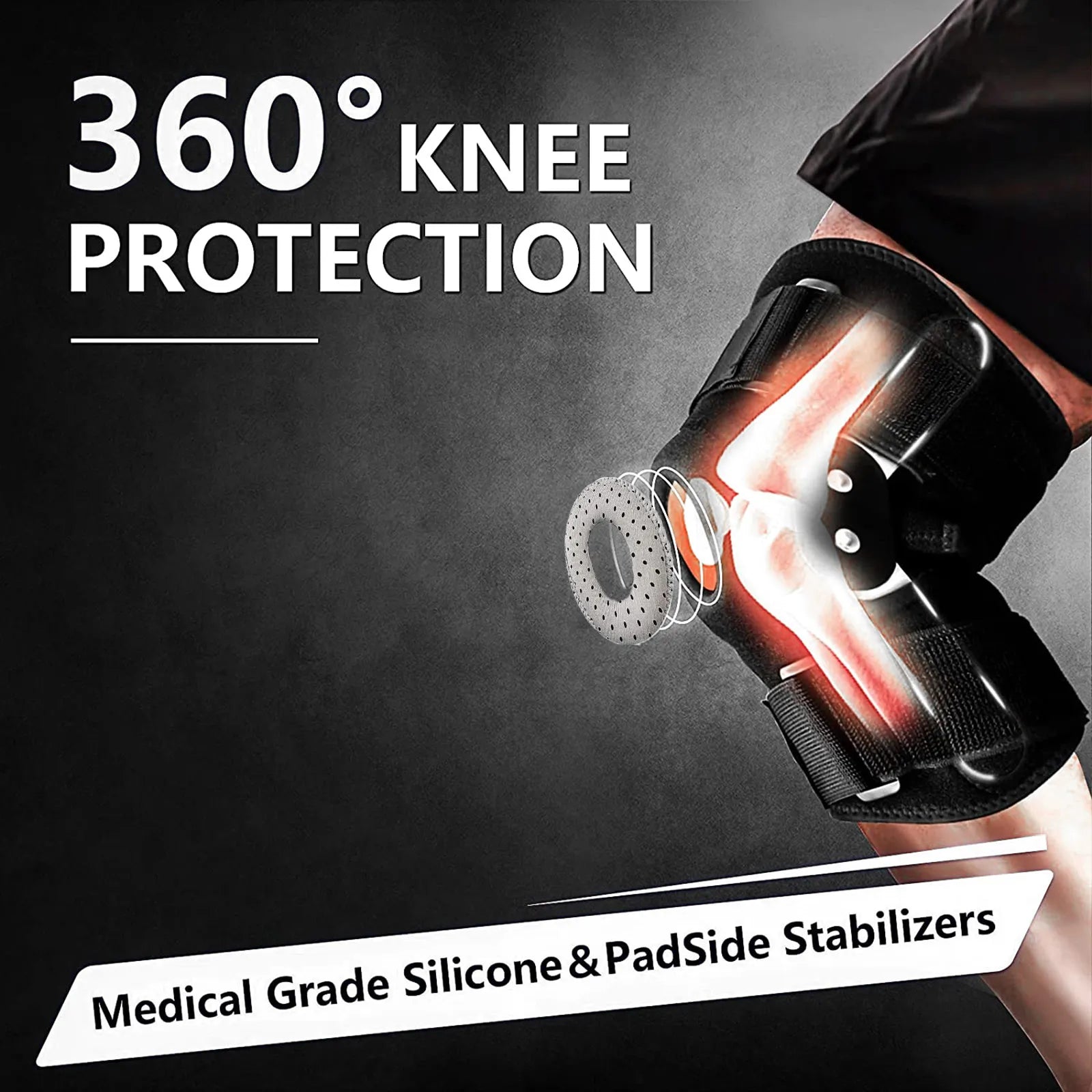 Adjustable Knee Orthosis with Joint Support-Homelova