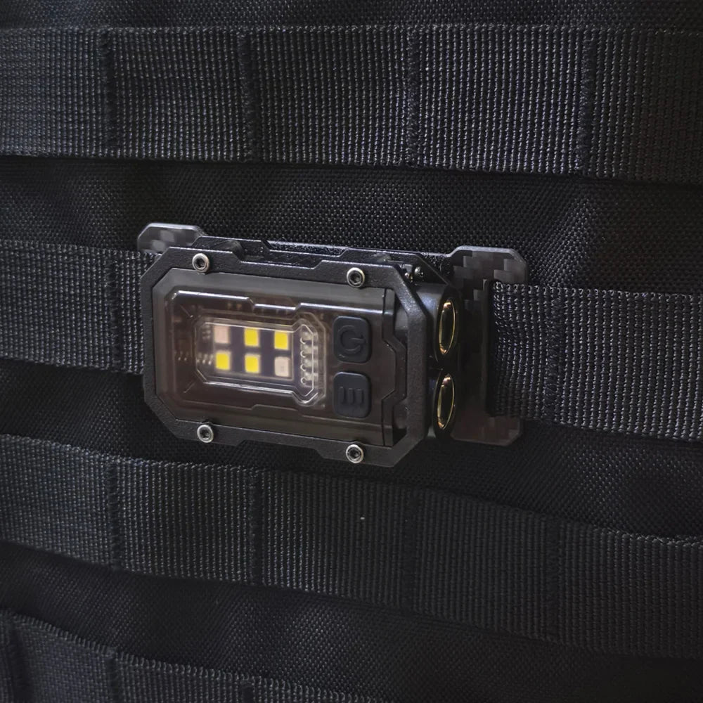 Magnetic Led Torch With Carrying Holder - Hands - Free Work Light For Outdoor And Repairs-Homelova