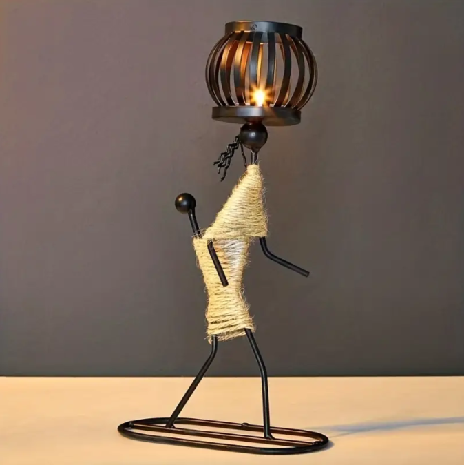 Vintage-Inspired Candle Holder-Homelova