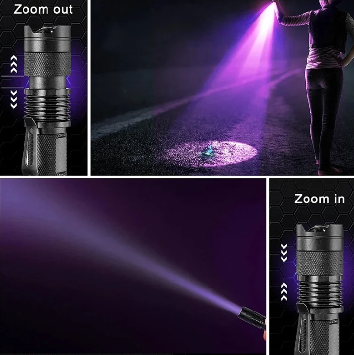 Uv Led Torch - Ultraviolet Light For Stain Detection And Pet Urine Detection-Homelova