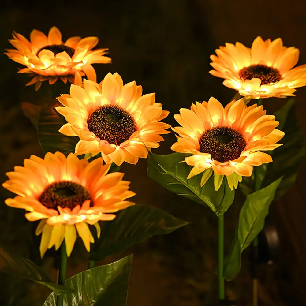 Waterproof Solar Sunflower Lamp for Garden & Patio-Homelova