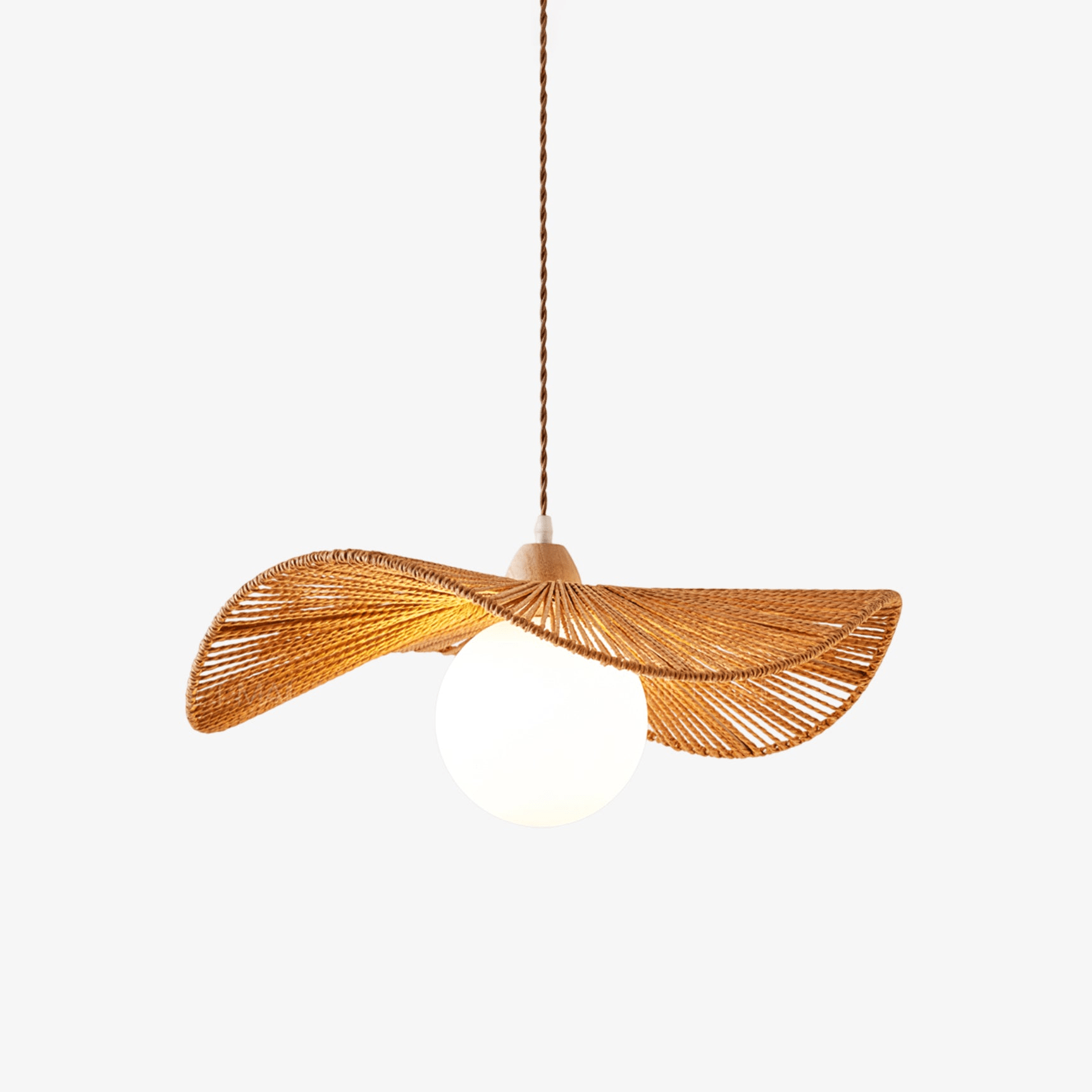 Sirocco Woven Pendant Lamp-Homelova