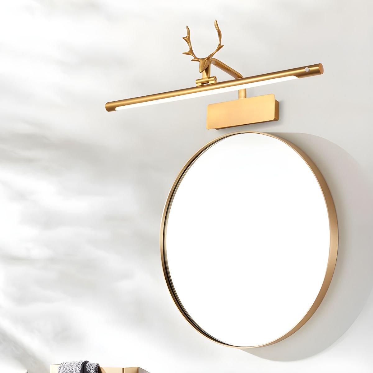 Stag Horn Wall Light-Homelova
