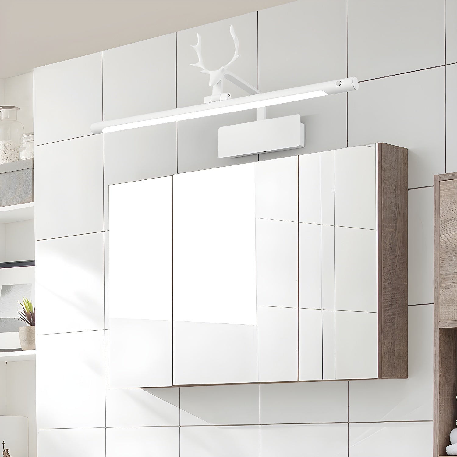 Stag Horn Wall Light-Homelova