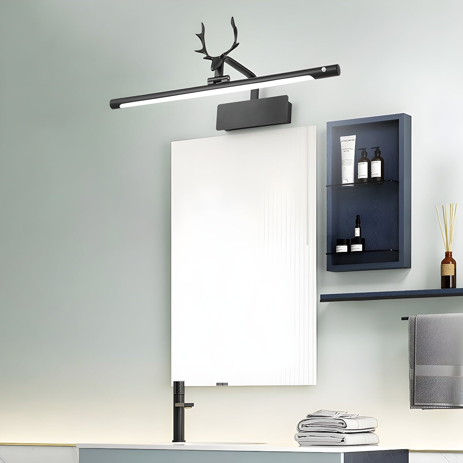 Stag Horn Wall Light-Homelova