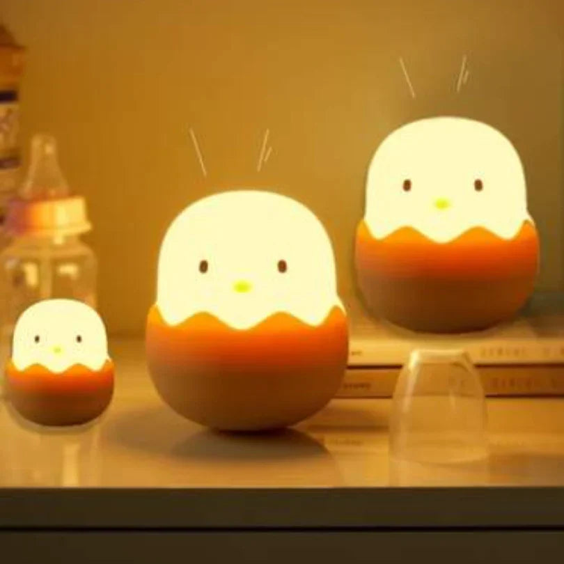 Kuiken Night Lamp for Children - Cute Led Lamp in Egg Design for the Children 's Room-Homelova