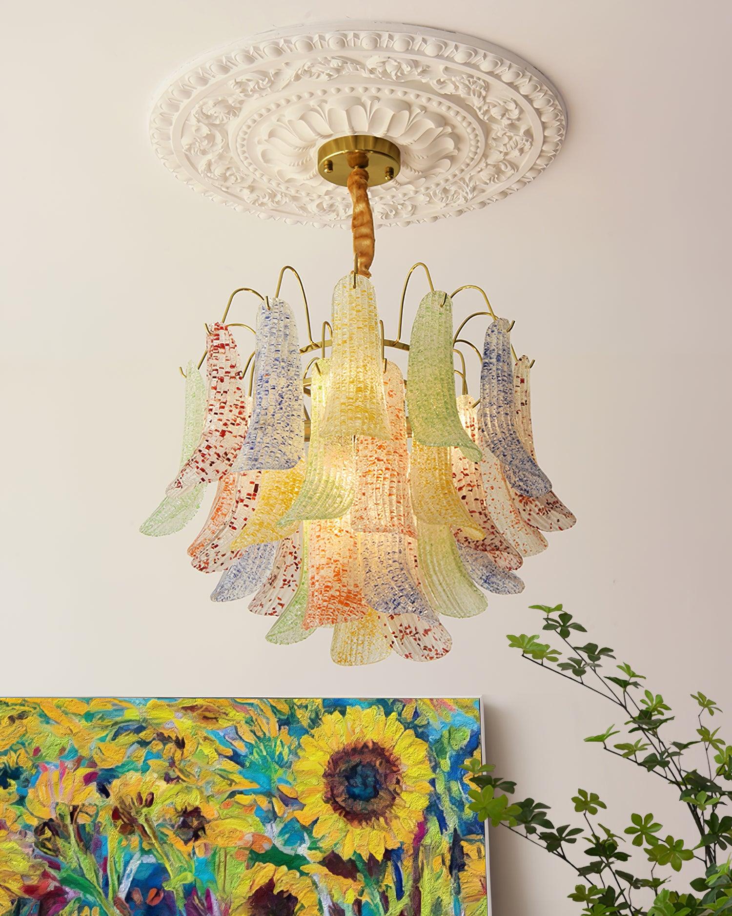 Venini Murano Glass Chandelier-Homelova