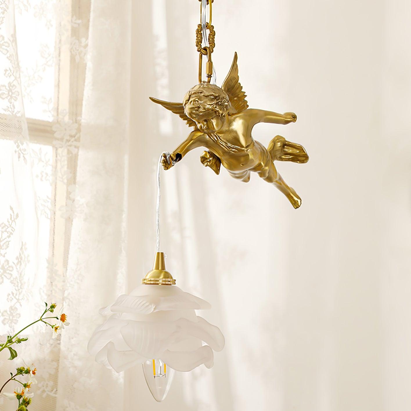Vintage Angel Pendant Light-Homelova