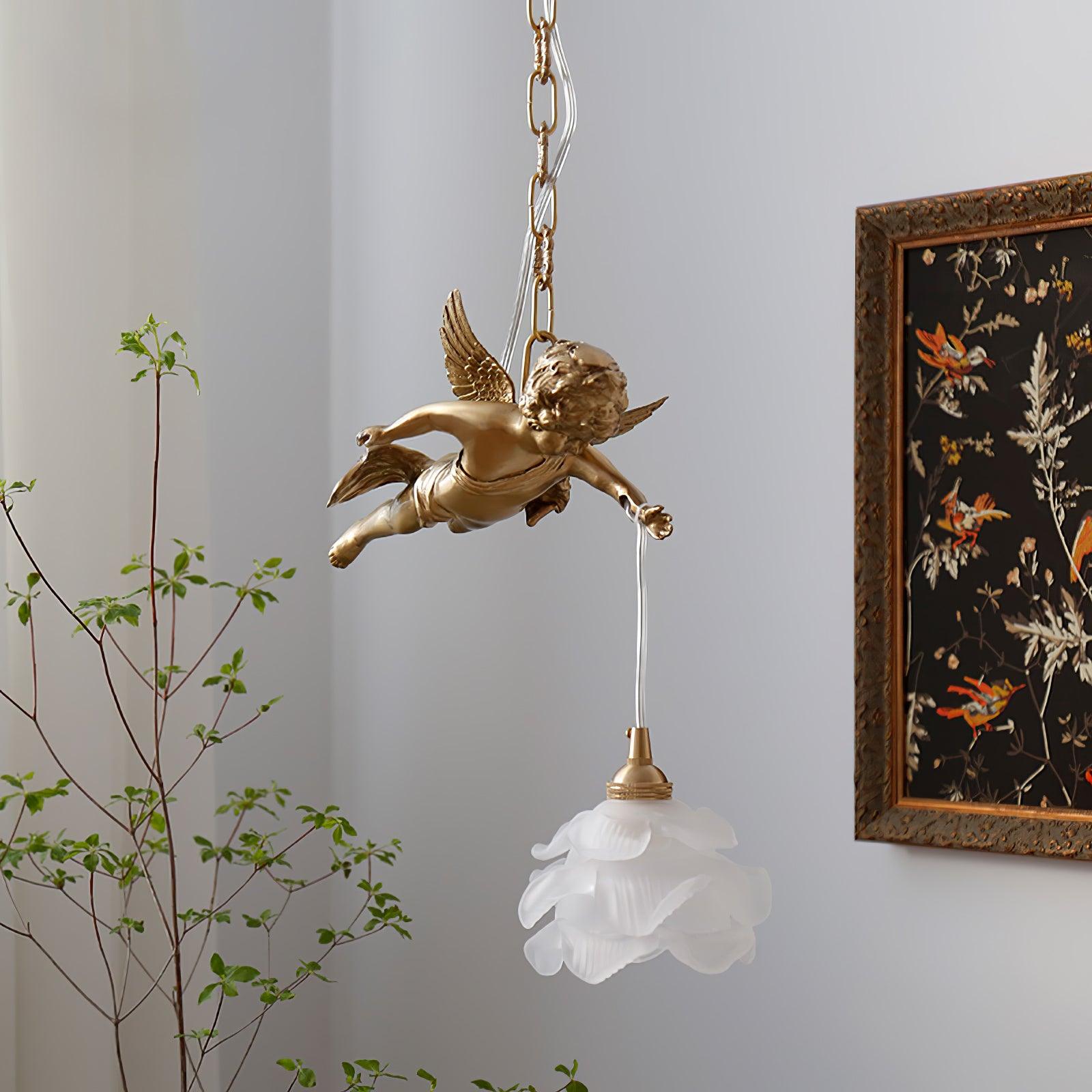 Vintage Angel Pendant Light-Homelova