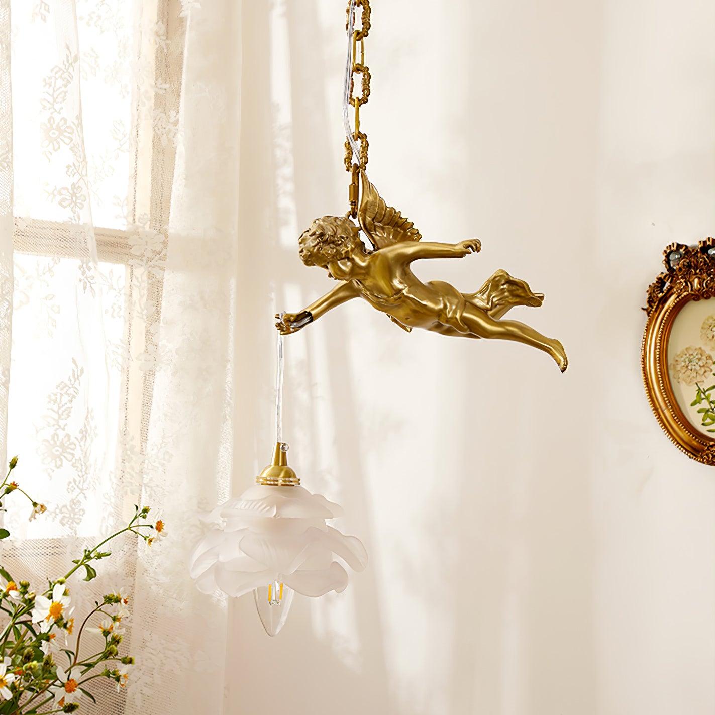 Vintage Angel Pendant Light-Homelova