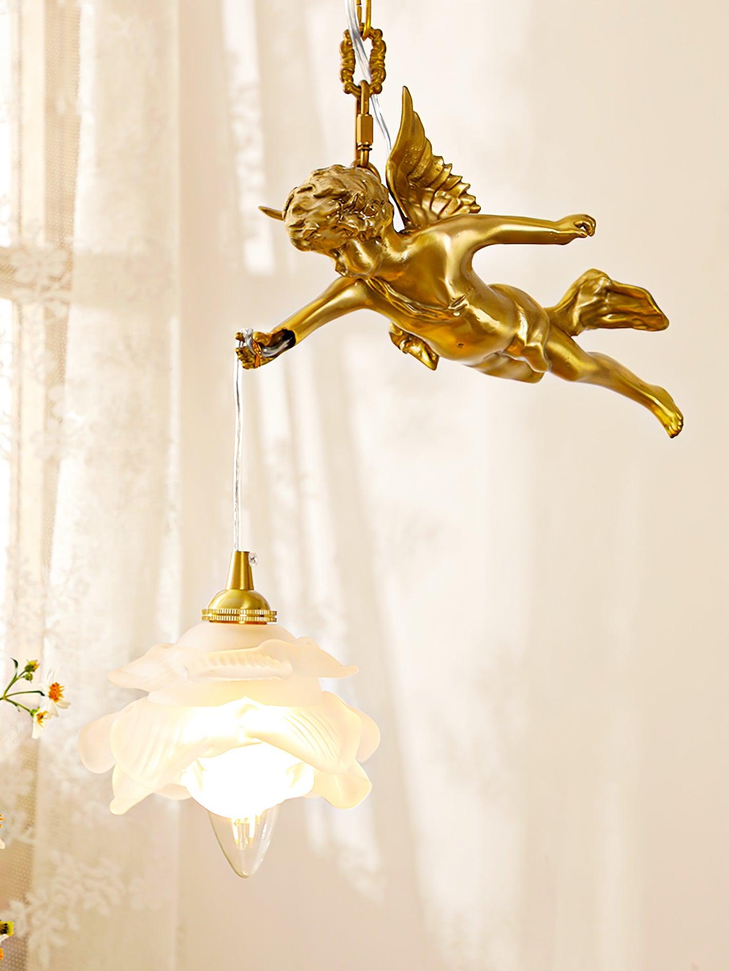 Vintage Angel Pendant Light-Homelova