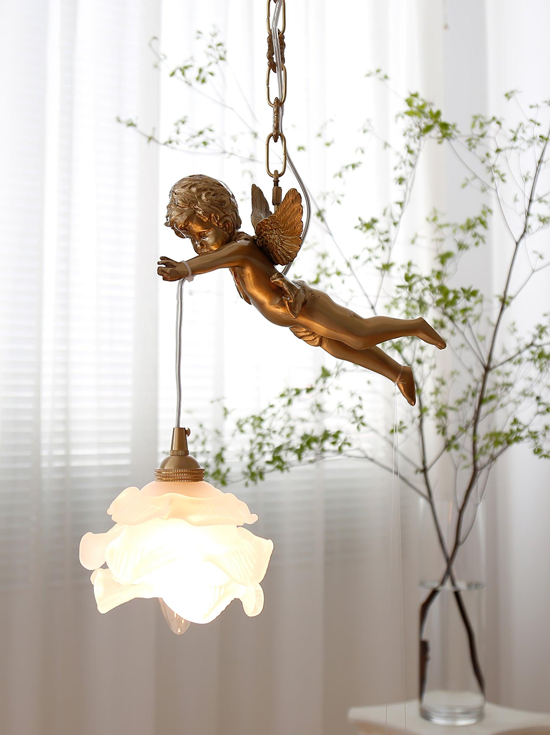 Vintage Angel Pendant Light-Homelova