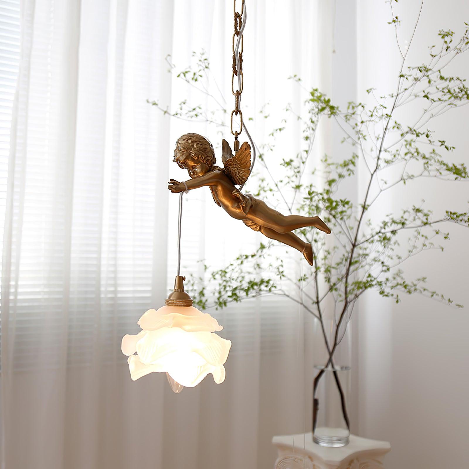 Vintage Angel Pendant Light-Homelova