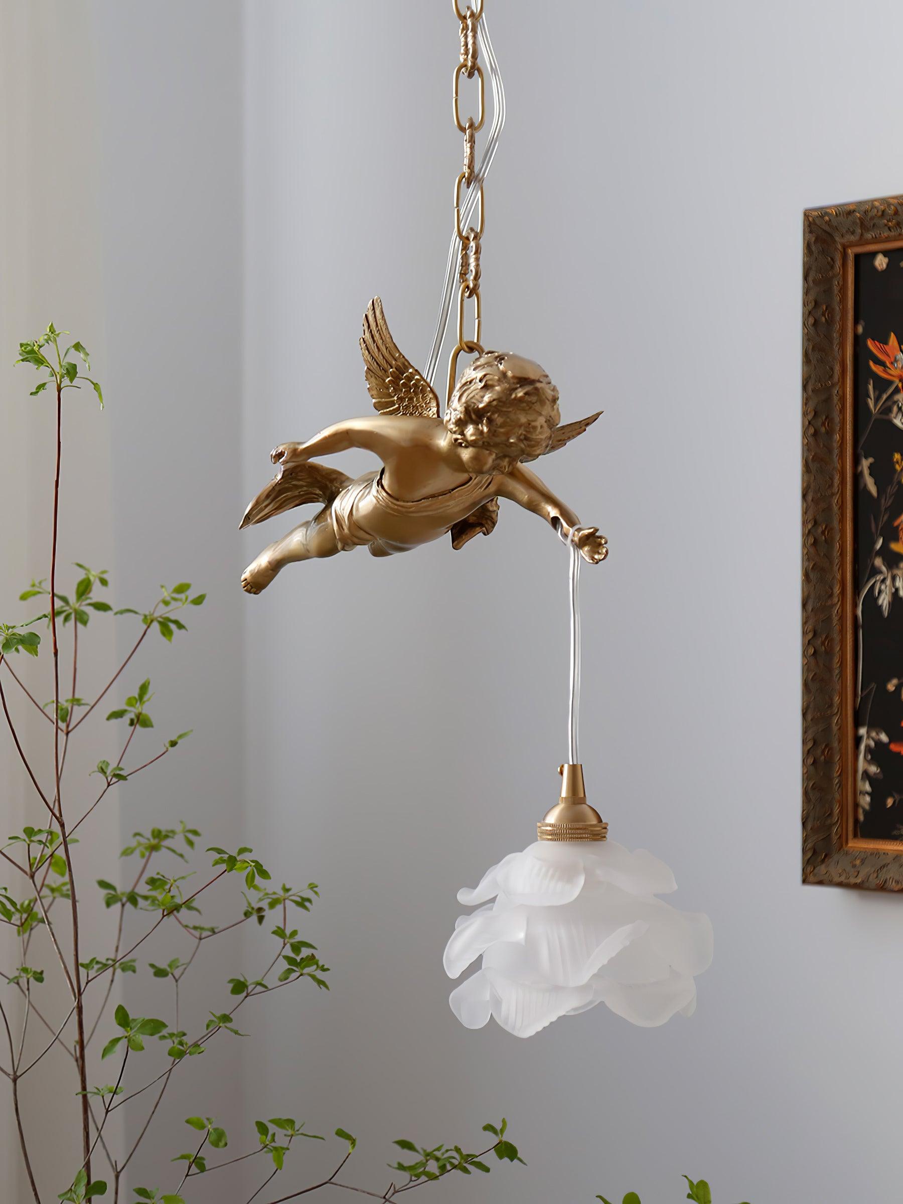 Vintage Angel Pendant Light-Homelova
