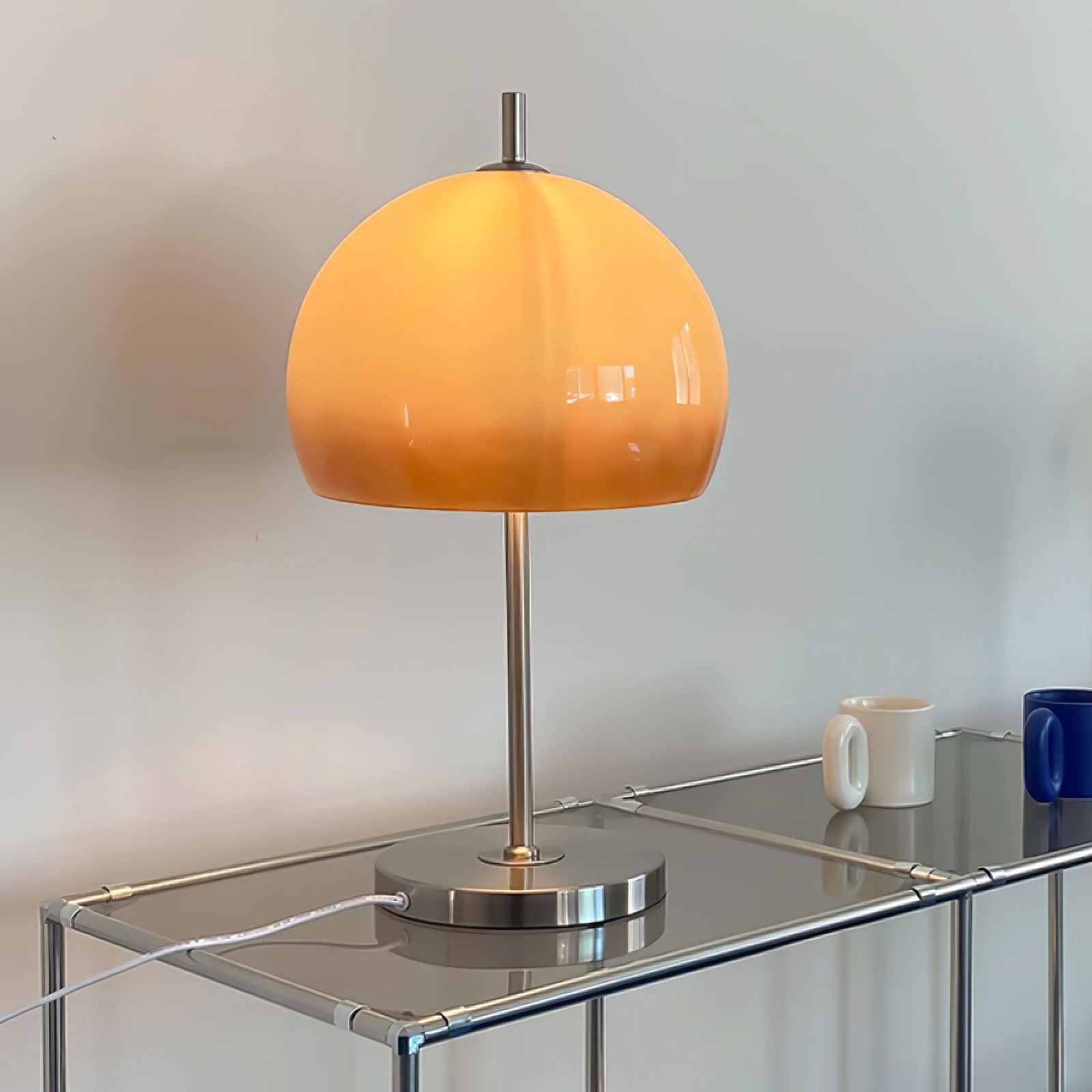 Mushroom Bauhaus Table Lamp-Homelova