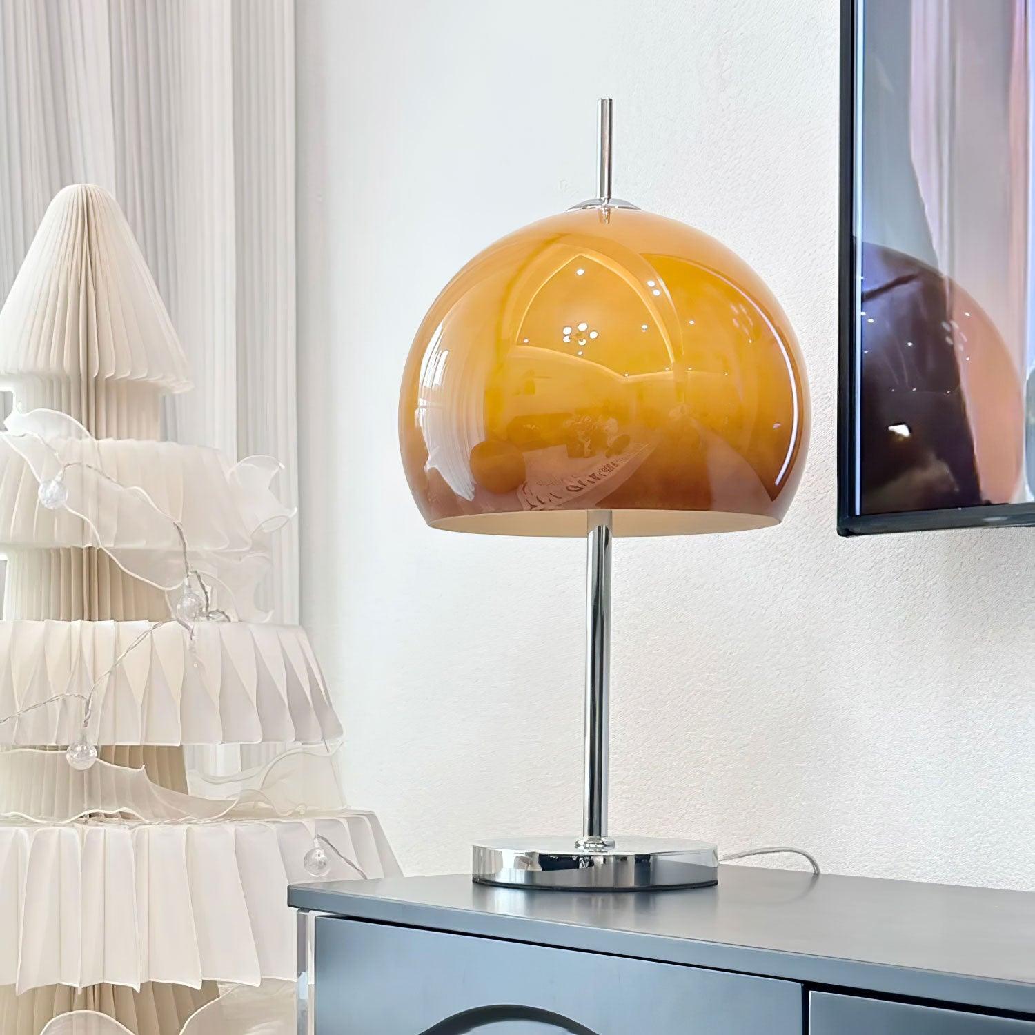 Mushroom Bauhaus Table Lamp-Homelova