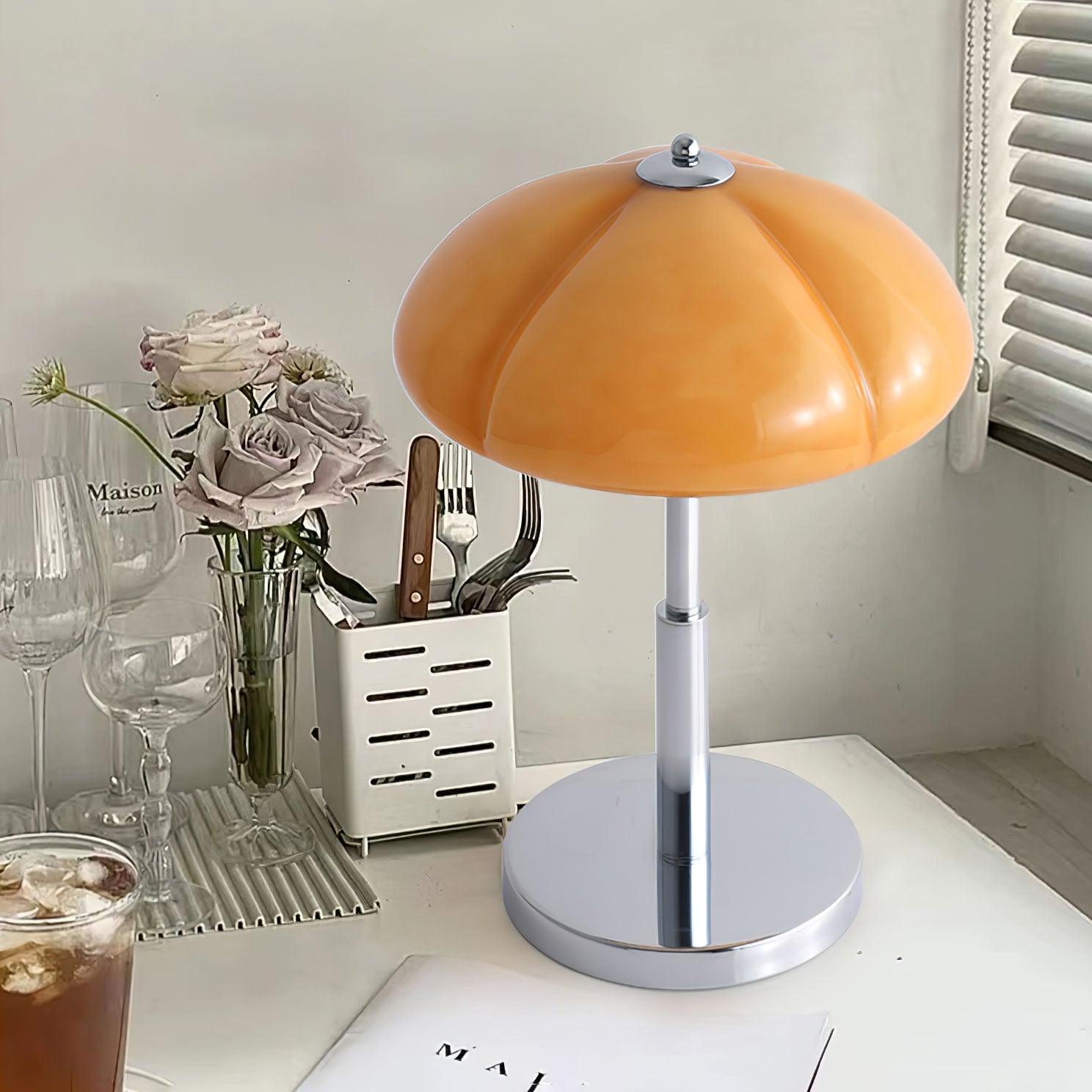 Mushroom Bauhaus Table Lamp-Homelova
