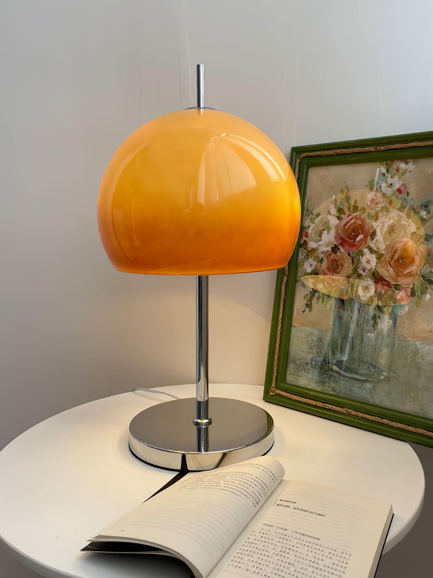 Mushroom Bauhaus Table Lamp-Homelova