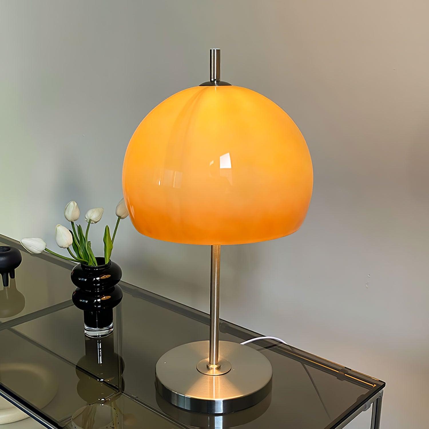 Mushroom Bauhaus Table Lamp-Homelova