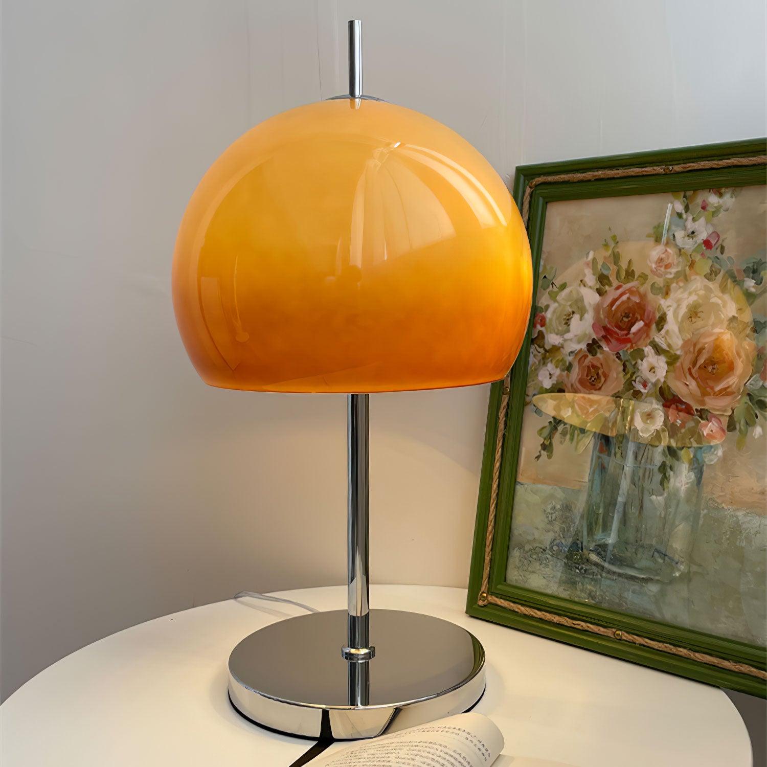 Mushroom Bauhaus Table Lamp-Homelova