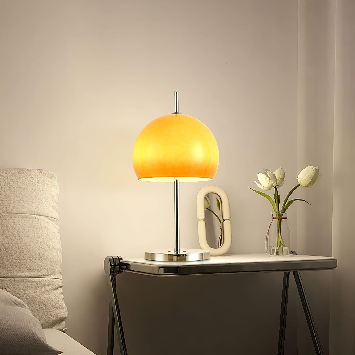 Mushroom Bauhaus Table Lamp-Homelova