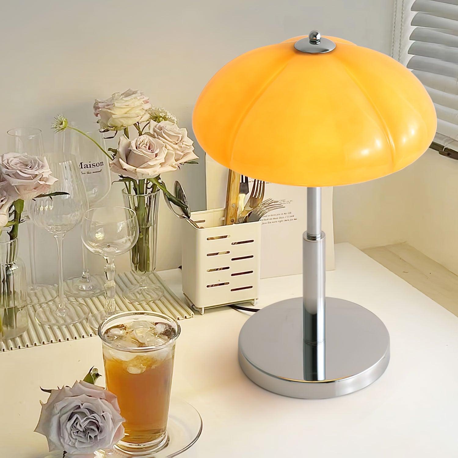 Mushroom Bauhaus Table Lamp-Homelova