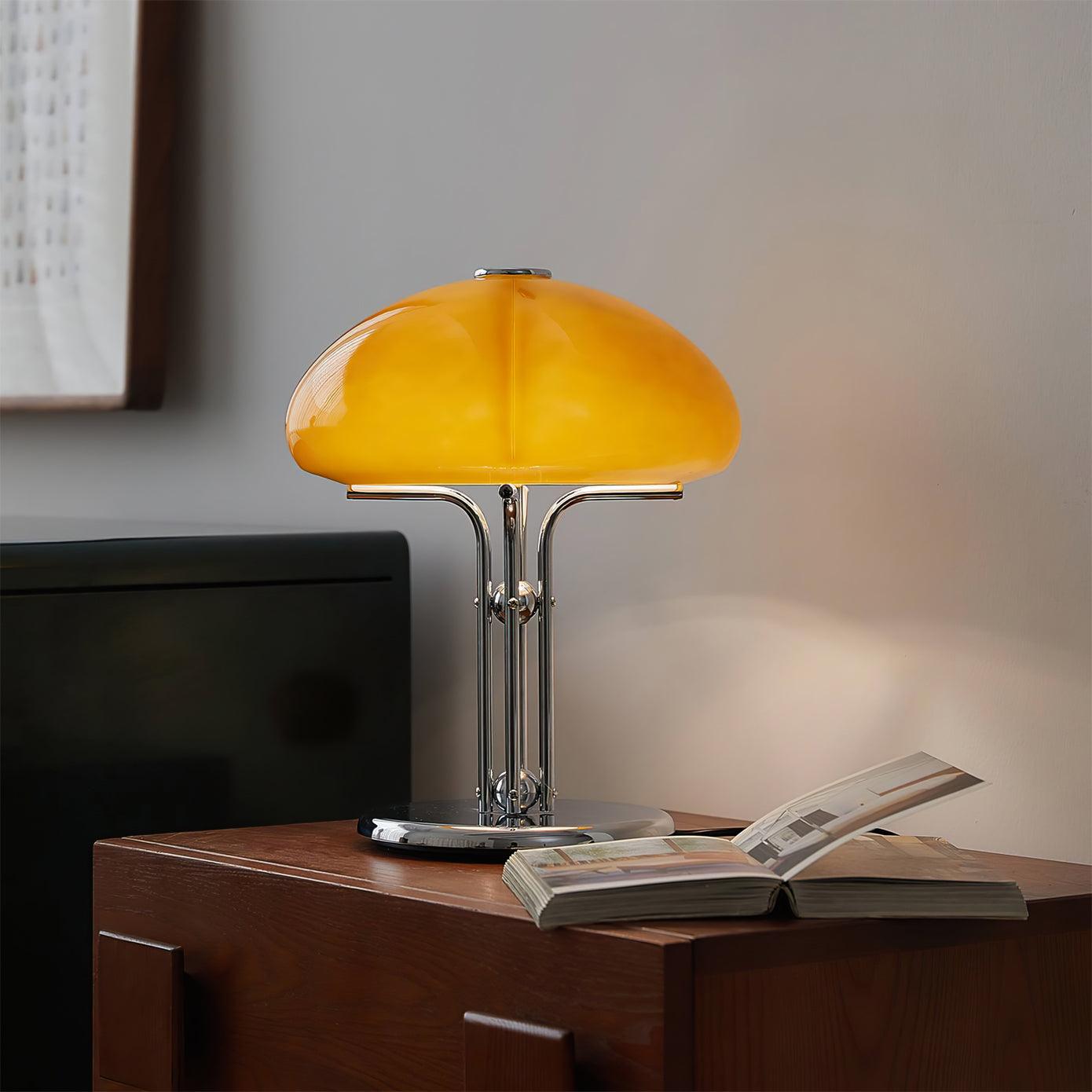 Mushroom Bauhaus Table Lamp-Homelova