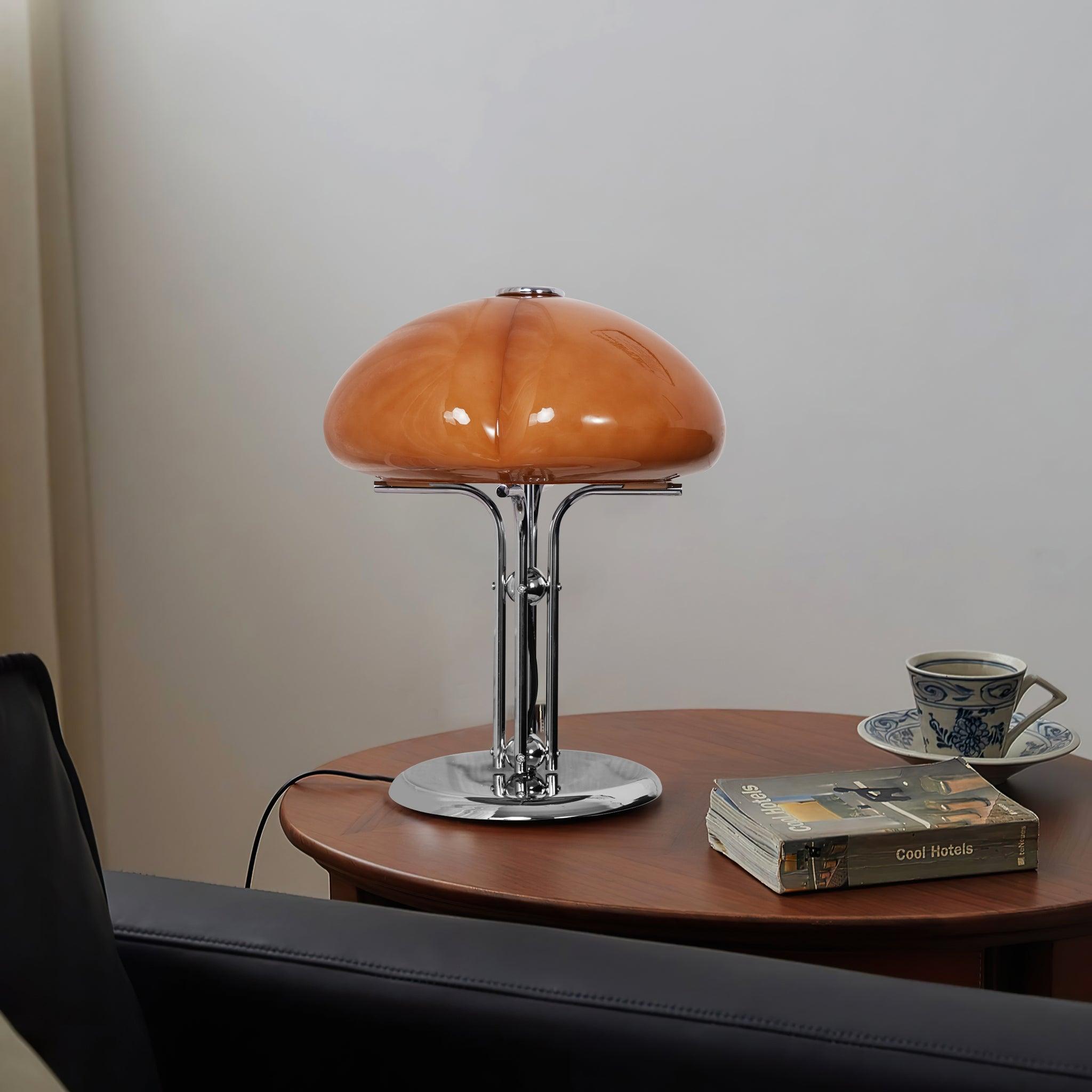 Mushroom Bauhaus Table Lamp-Homelova
