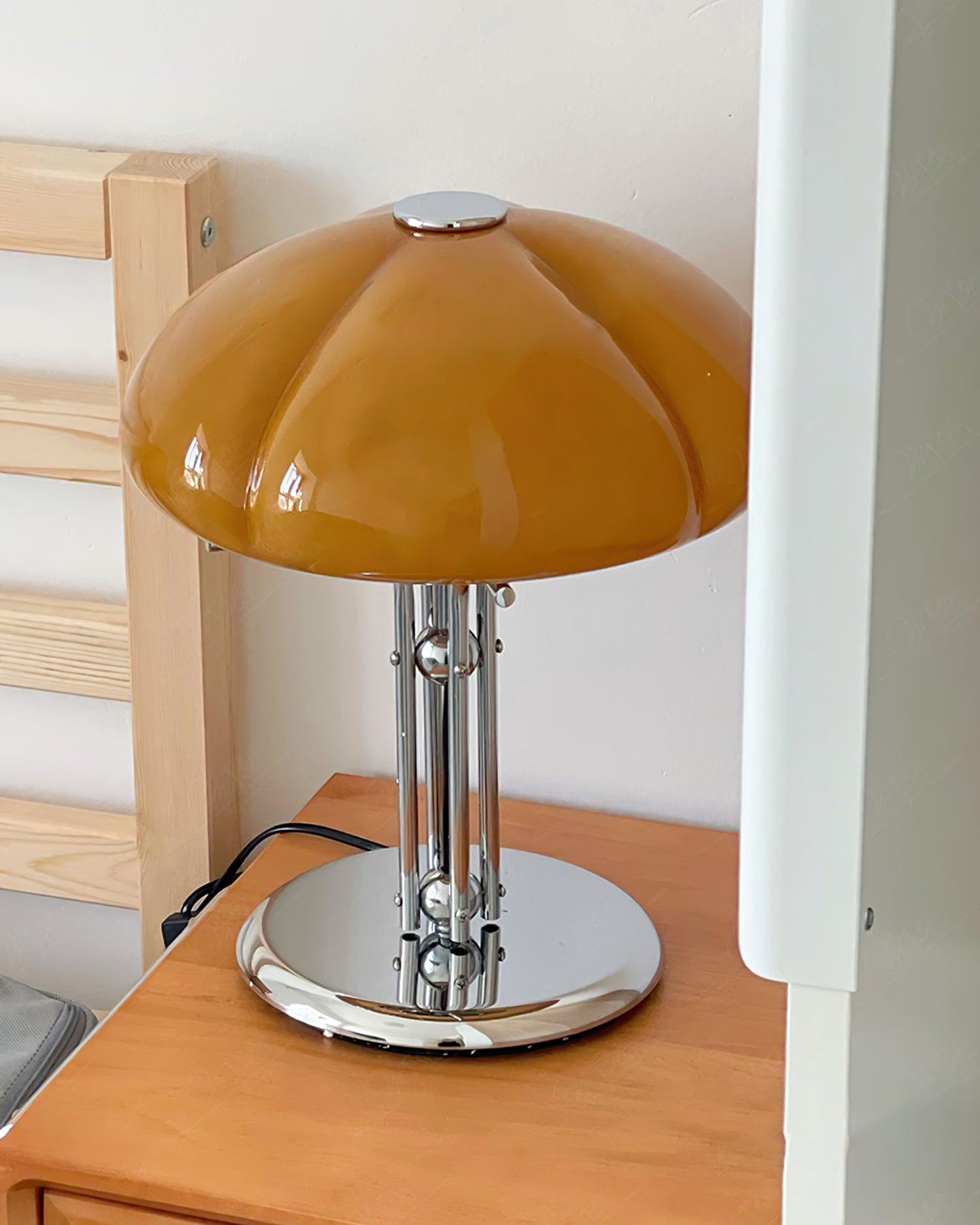 Mushroom Bauhaus Table Lamp-Homelova