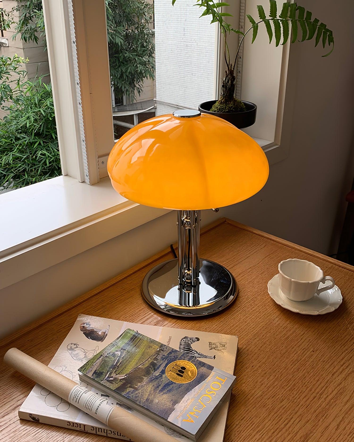 Mushroom Bauhaus Table Lamp-Homelova