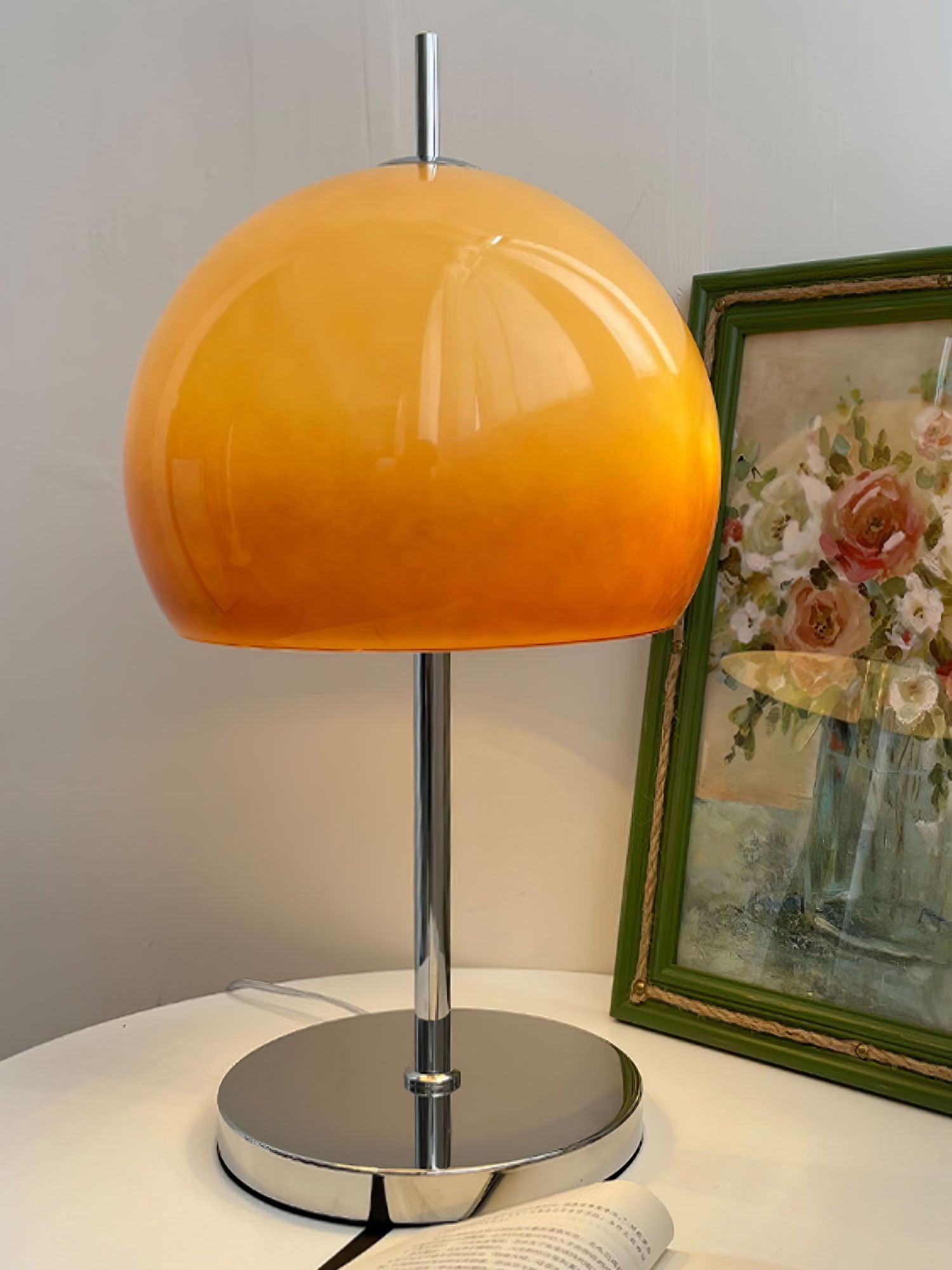 Mushroom Bauhaus Table Lamp-Homelova