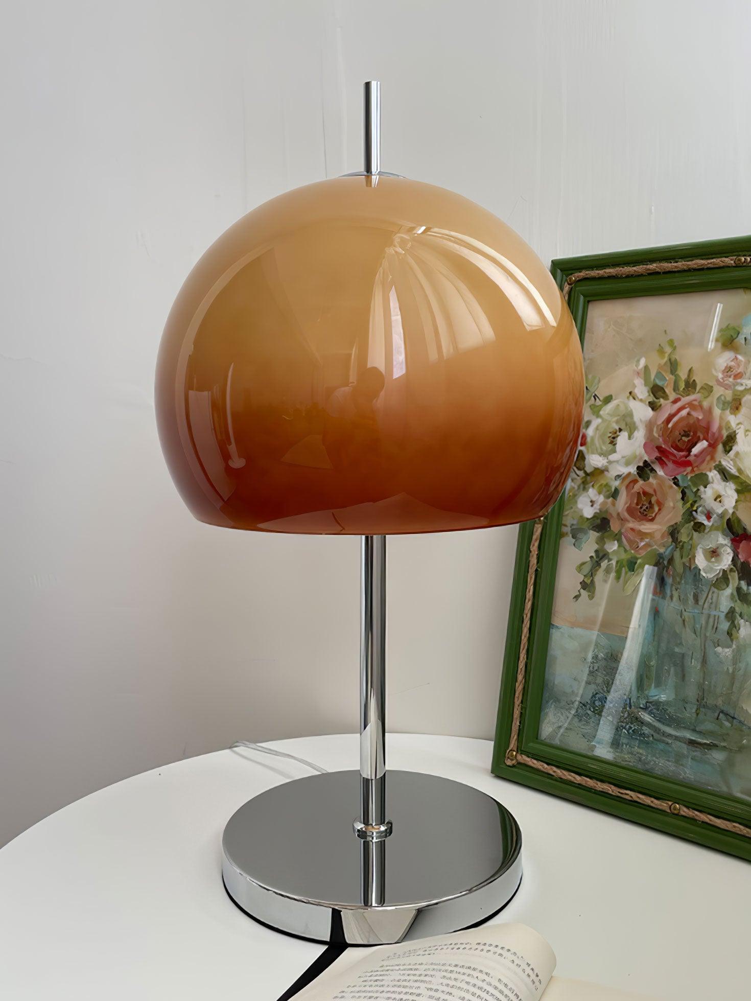 Mushroom Bauhaus Table Lamp-Homelova