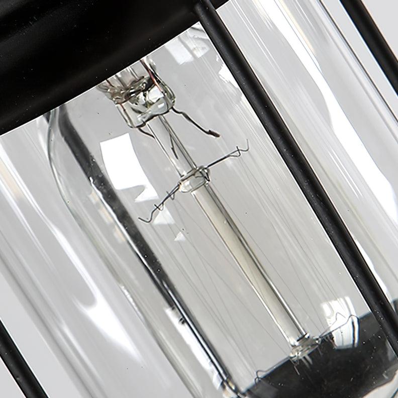 Vintage Wood Glass Chandeliers-Homelova