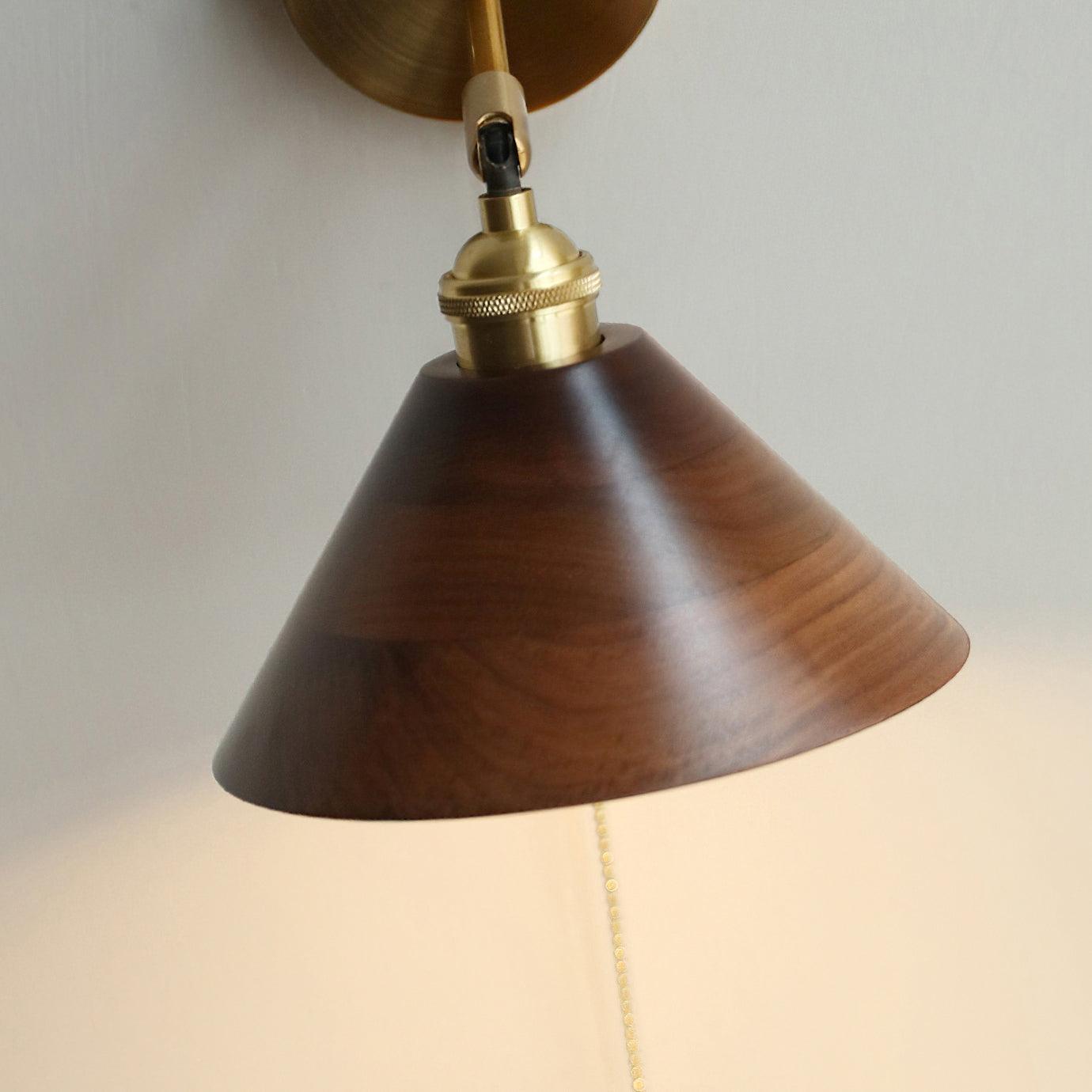 Vintage Wood Wall Sconces-Homelova