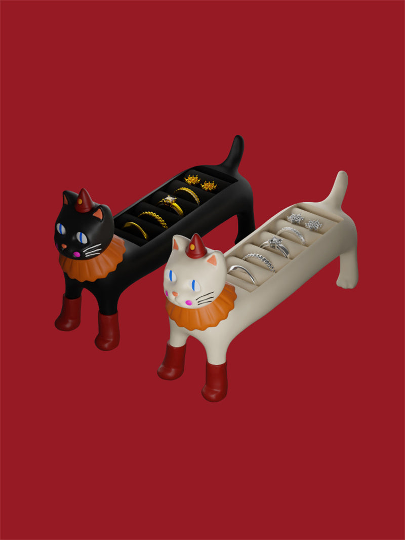 Adorable Cat Jewelry Holder,Ring Holder - Different Jewelry Organizer-Homelova