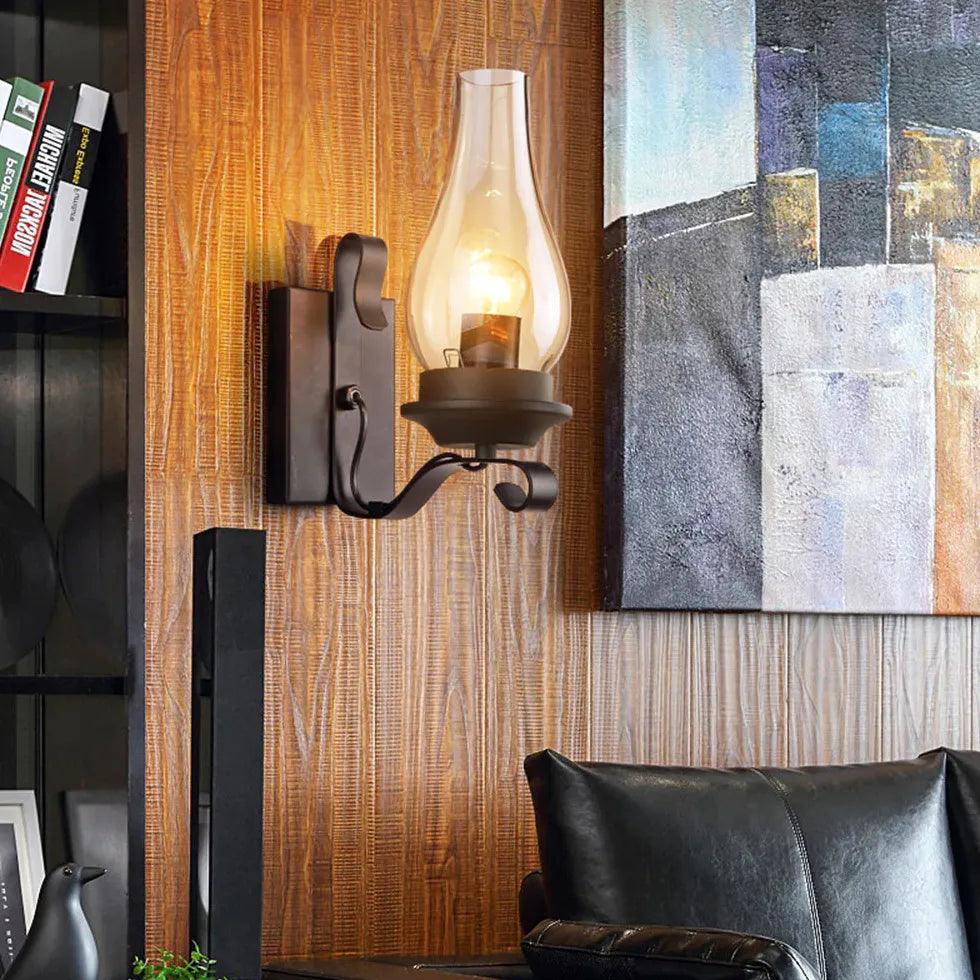 Classic Candle Iron Vintage Wall Lights-Homelova