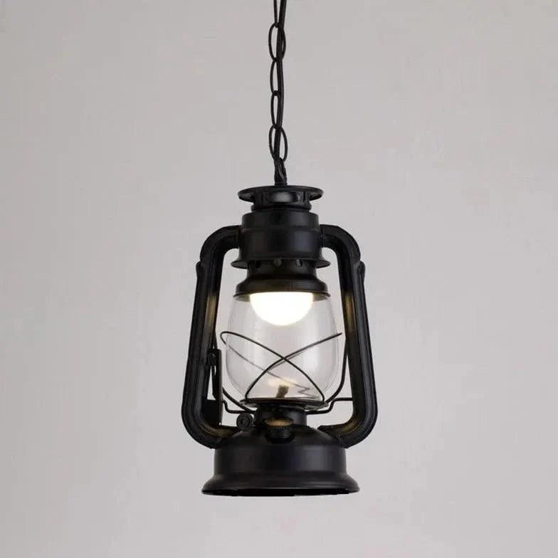 Lantern-Shaped Vintage Industrial Pendant Light-Homelova