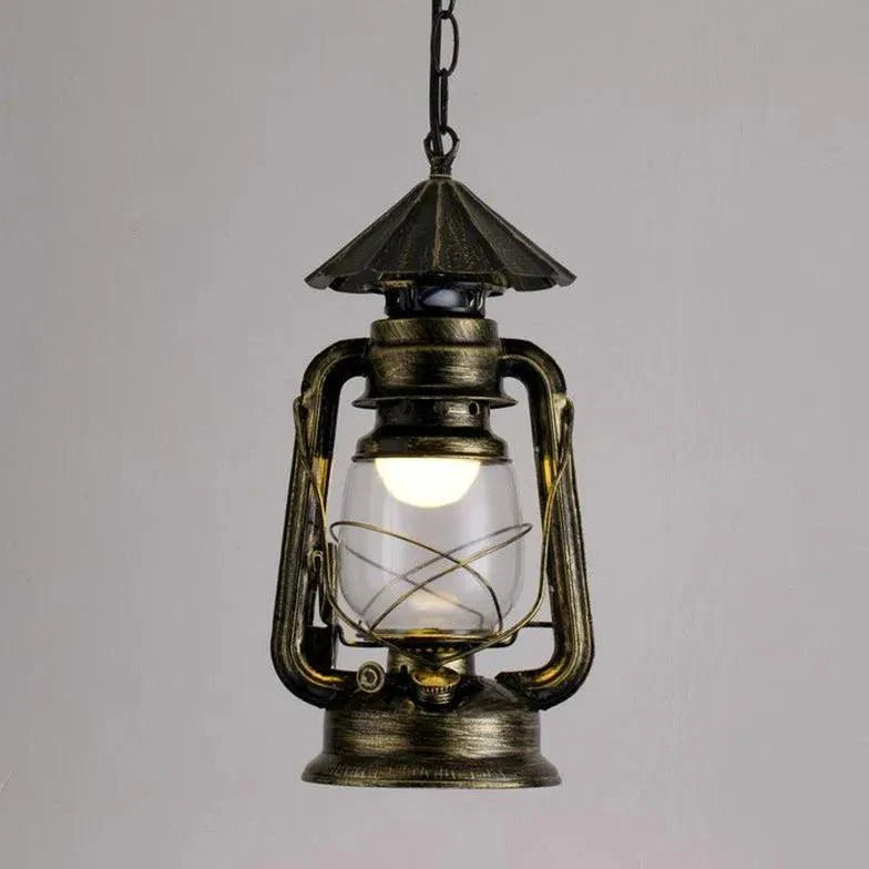 Lantern-Shaped Vintage Industrial Pendant Light-Homelova