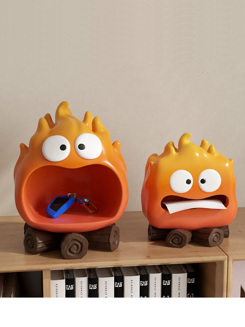 Amazing Burning Flame Storage Box,Tissue Box,Pen Holder,Peculiar Decoration Gift-Homelova