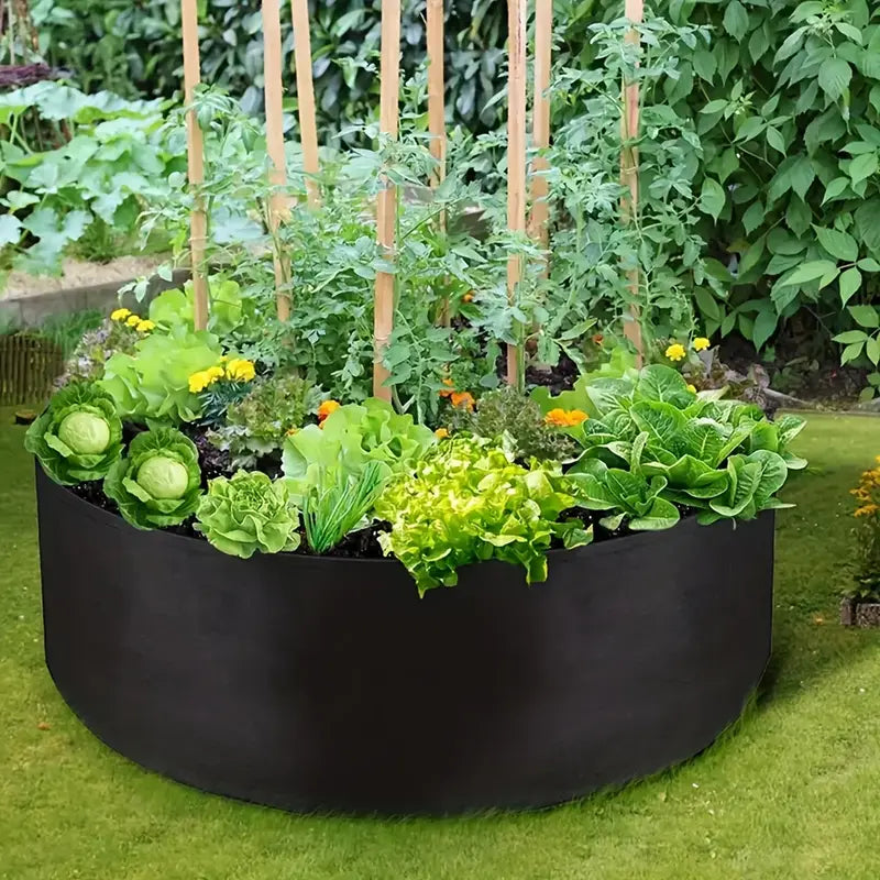 Round Plant Growth Bag - Garden Container for Easy Plant Growth-Homelova