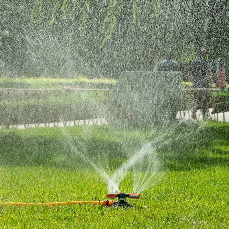 Rotatable Garden Sprinkler with 3 Nozzles - Efficient Irrigation Sprinkler for Lawns and Gardens-Homelova