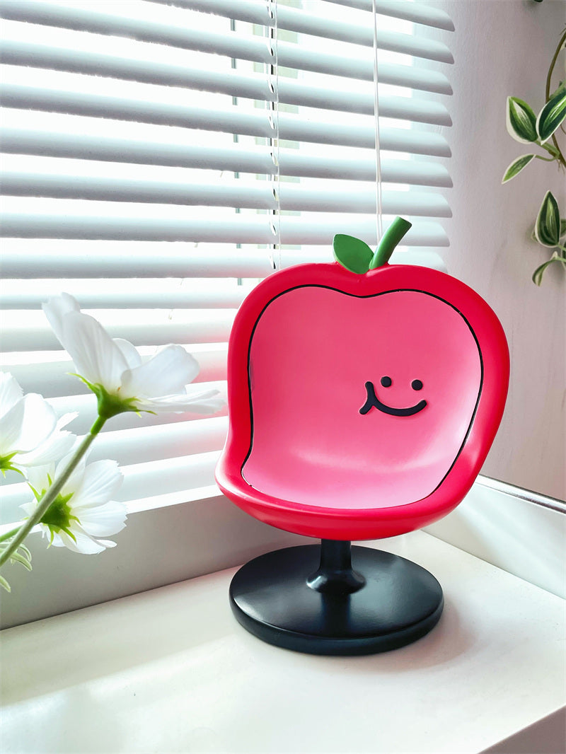 Beautiful Red Big Apple Storage Tray, Jewelry Stand, Desktop Decoration-Homelova