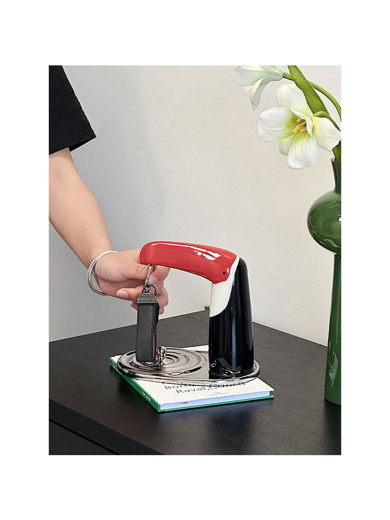 Big Monster Bird Desktop Storage Tray, Magnetic Key Holder-Homelova