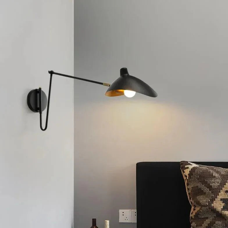 Adjustable Swing Arm Industrial Reading Light-Homelova