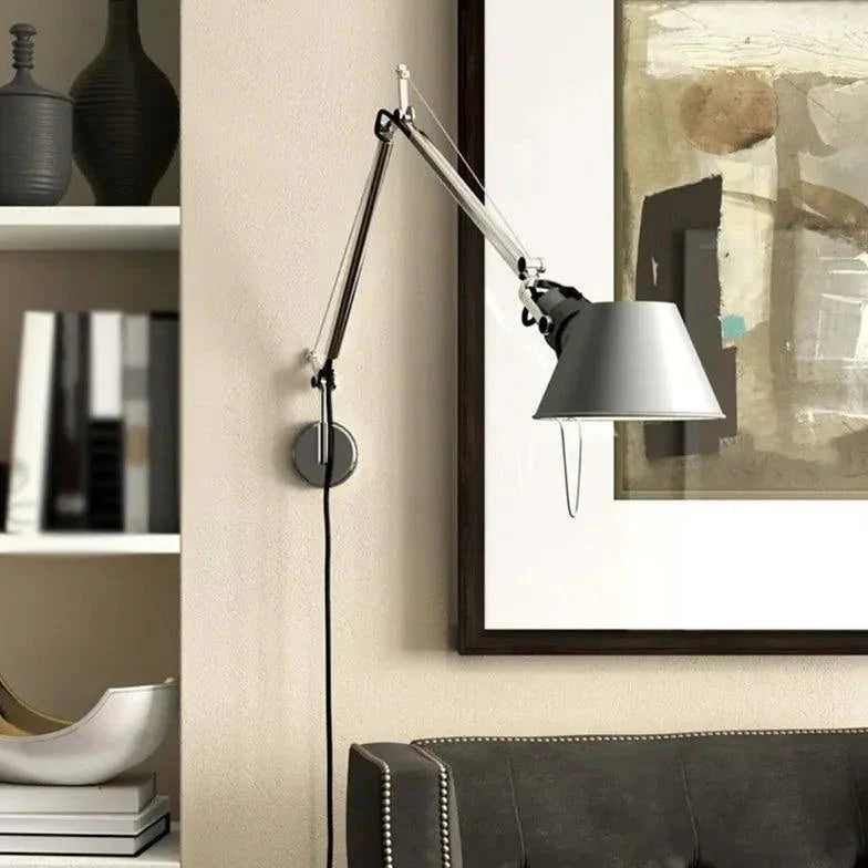 Silver Wall Light Plug in-Homelova