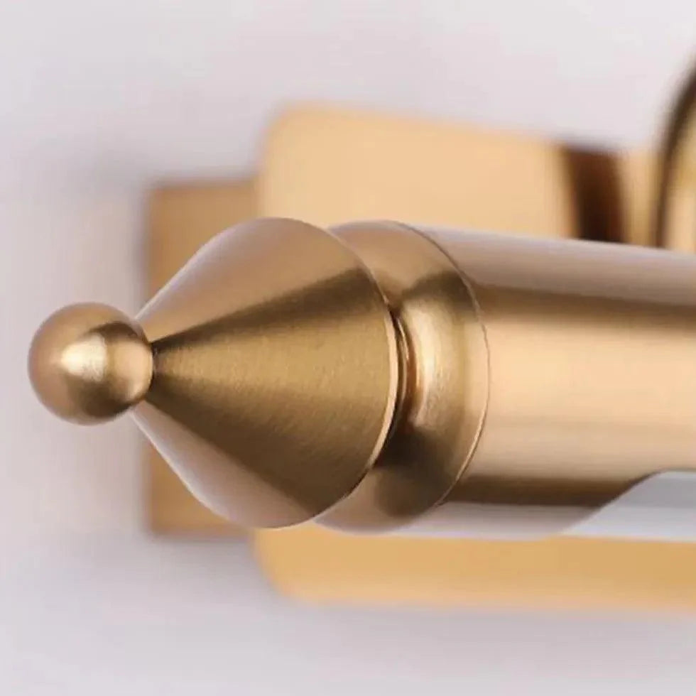 Butterfly Decor Vintage Brass Bathroom Mirror Lights-Homelova